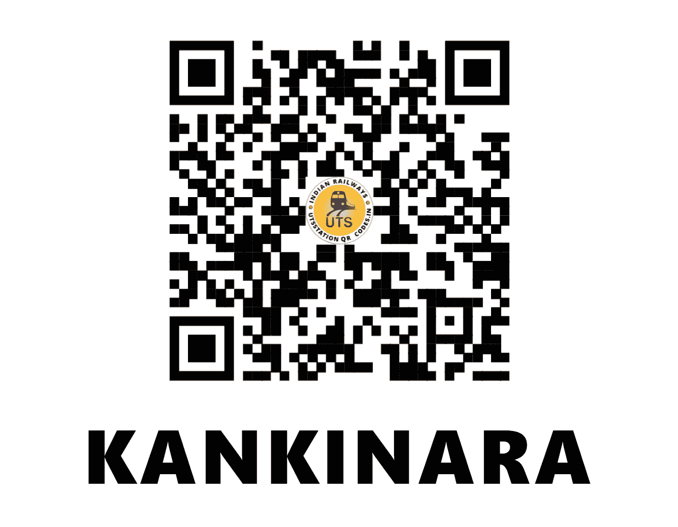 UTS QR Code for KANKINARA - KNR - ER (WEST BENGAL)